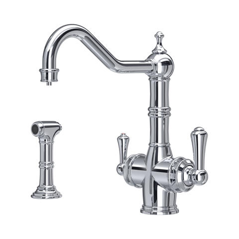 P & R 1770 Provence 3-in-1 Instant Hot Water Tap with Rinse - Image 2