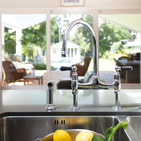 P & R 4173 Ionian with Lever Handles and Rinse - Image 2