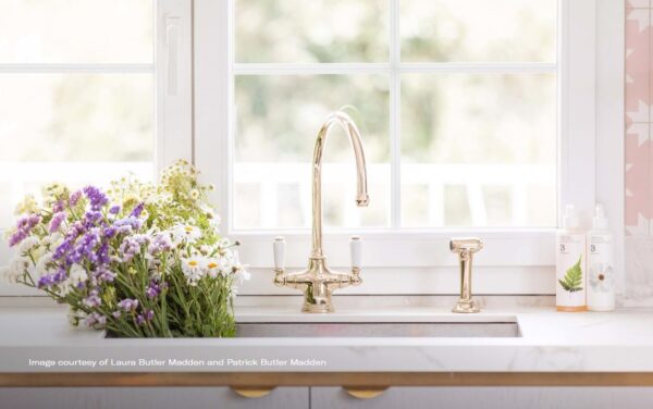 P & R 4360 Phoenician Monobloc Sink Mixer with Rinse - Image 10