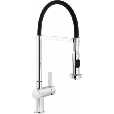 ABODE Ophelia Single Lever Pull-Out - Chrome & Black