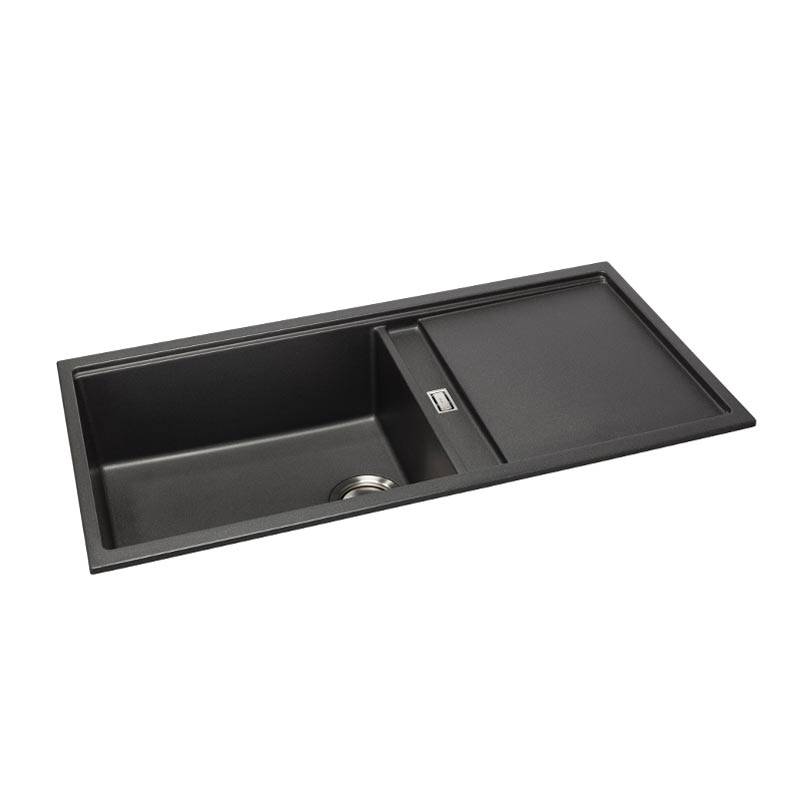 ABODE Synchronist Large 1.25 Bowl & Drainer - Inset or Undermount - Image 8