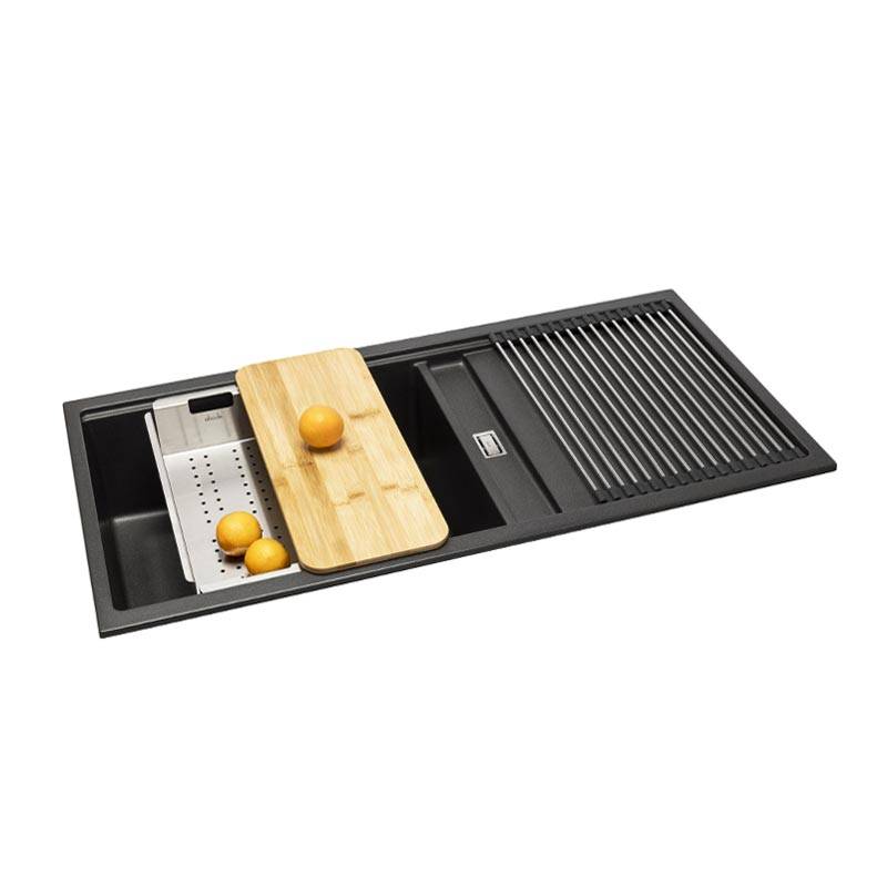 ABODE Synchronist Large 1.25 Bowl & Drainer - Inset or Undermount - Image 10