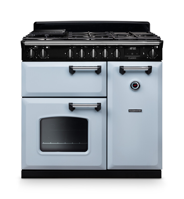 RANGEMASTER CLASSIC 90 - Chrome Trim - Dual Fuel - Image 4