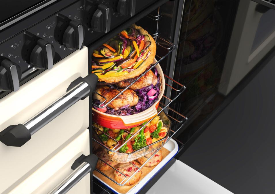 RANGEMASTER CLASSIC 90 - Chrome Trim - Dual Fuel - Image 6