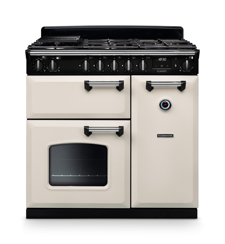 RANGEMASTER CLASSIC 90 - Chrome Trim - Dual Fuel - Image 2