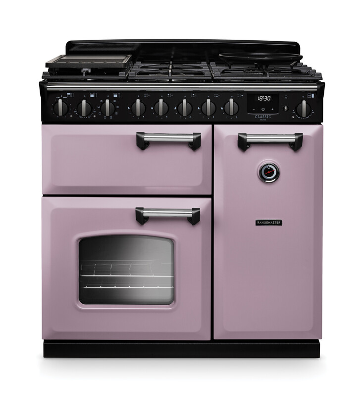 RANGEMASTER CLASSIC DELUXE 90 - Chrome Trim - Dual Fuel - Image 3
