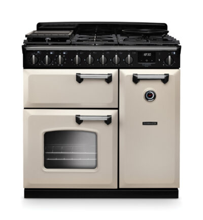 RANGEMASTER CLASSIC DELUXE 90 - Chrome Trim - Dual Fuel