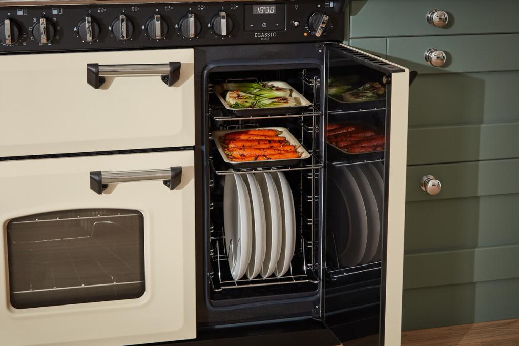 RANGEMASTER CLASSIC DELUXE 90 - Chrome Trim - Dual Fuel - Image 11