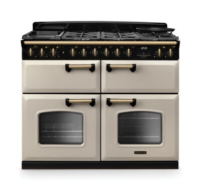 RANGEMASTER CLASSIC DELUXE 110 - Antique Brass Trim - Dual Fuel