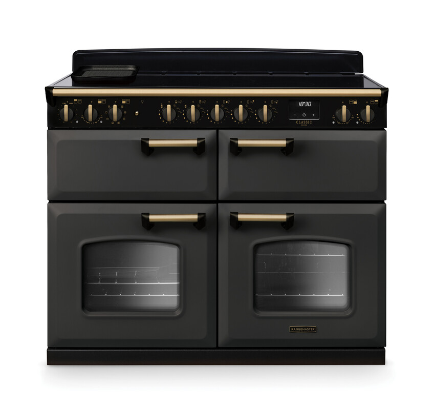 RANGEMASTER CLASSIC DELUXE 110 - Antique Brass Trim - Induction