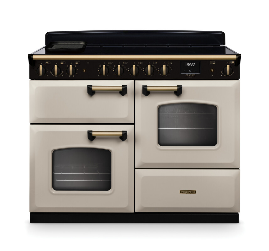 RANGEMASTER CLASSIC DELUXE 110 OC - Antique Brass Trim - Induction
