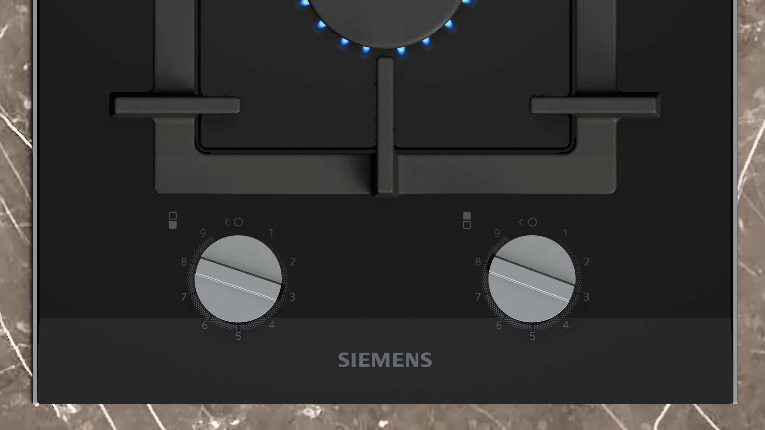 SIEMENS iQ700 30cm DOMINO GAS HOB - Black - Image 3