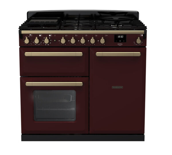RANGEMASTER ESTEL DELUXE 100 - Brass Trim - Dual Fuel - Image 5