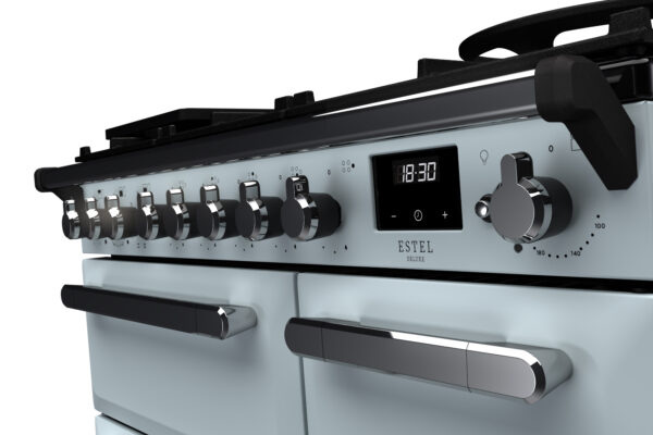 RANGEMASTER ESTEL DELUXE 90 - Chrome Trim - Dual Fuel - Image 12