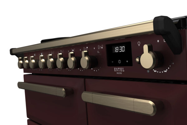 RANGEMASTER ESTEL DELUXE 90 - Brass Trim - Induction - Image 12