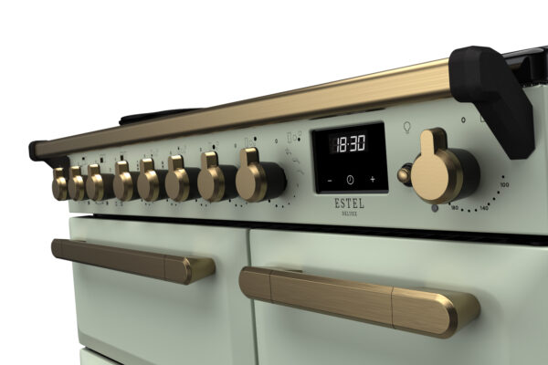 RANGEMASTER ESTEL DELUXE 90 - Brass Trim - Induction - Image 16