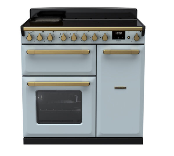 RANGEMASTER ESTEL DELUXE 90 - Brass Trim - Induction - Image 5