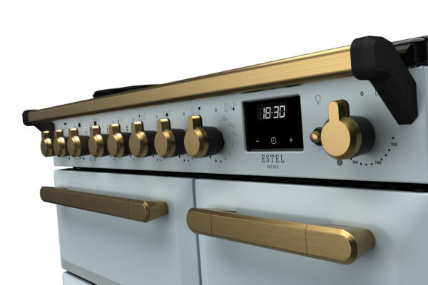 RANGEMASTER ESTEL DELUXE 90 - Brass Trim - Induction - Image 13