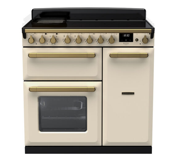 RANGEMASTER ESTEL DELUXE 90 - Brass Trim - Induction - Image 3