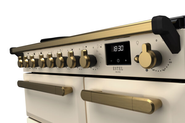 RANGEMASTER ESTEL DELUXE 90 - Brass Trim - Induction - Image 11