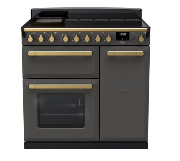 RANGEMASTER ESTEL DELUXE 90 - Brass Trim - Induction - Image 2