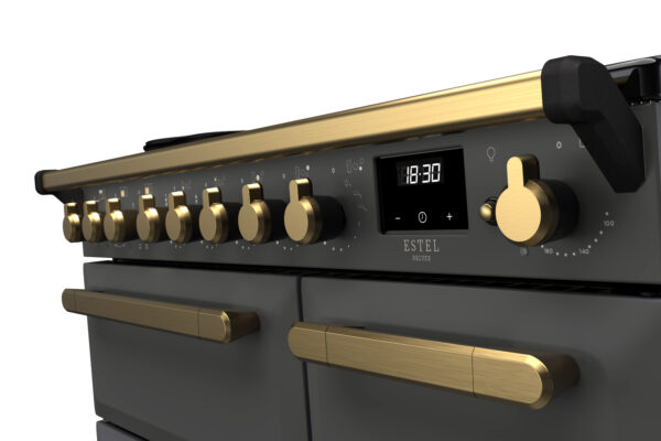 RANGEMASTER ESTEL DELUXE 90 - Brass Trim - Induction - Image 10