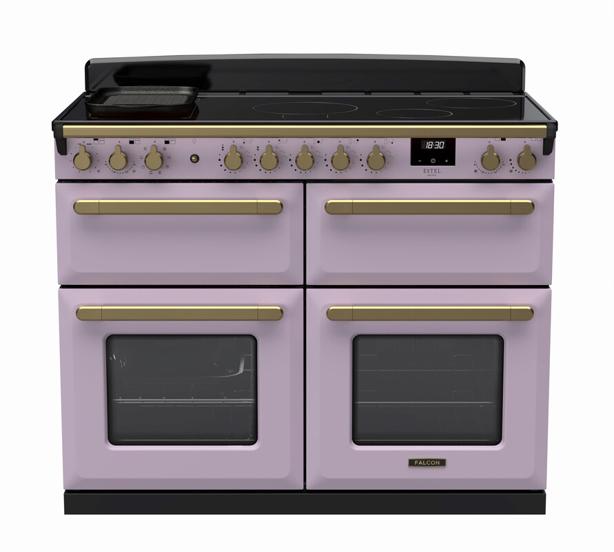 RANGEMASTER ESTEL DELUXE 110 BC - Antique Brass Trim - Induction - Image 7