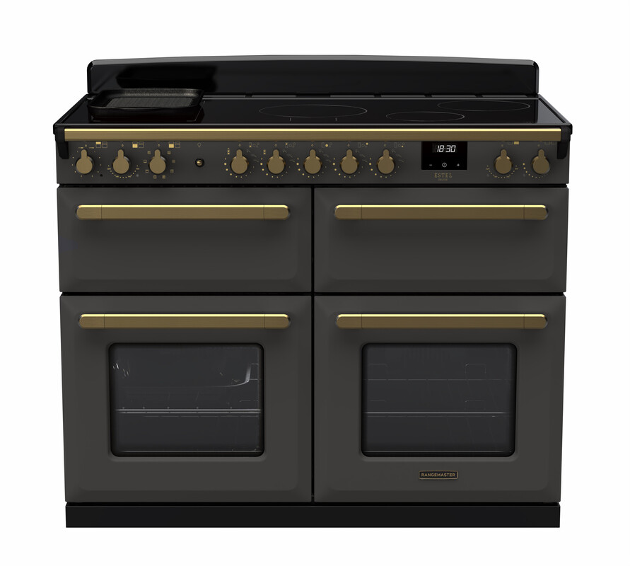 RANGEMASTER ESTEL DELUXE 110 BC - Antique Brass Trim - Induction