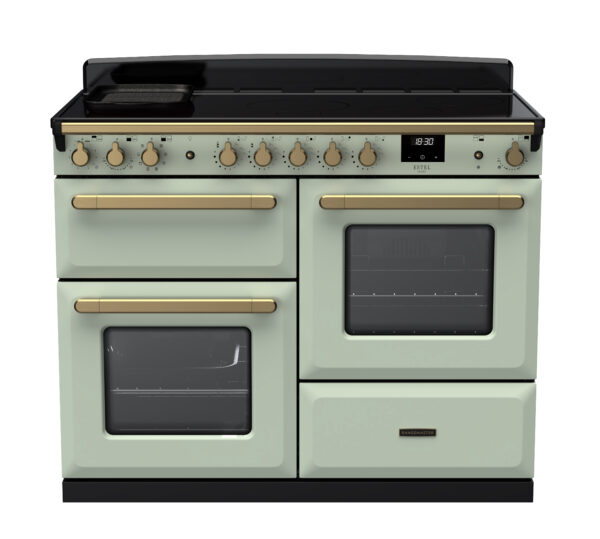 RANGEMASTER ESTEL DELUXE 110 OC - Brass Trim - Induction - Image 8