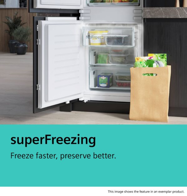 SIEMENS iQ500 FREESTANDING FREEZER - Brushed Black Steel - Image 8