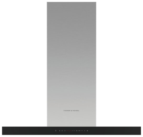 F&P SERIES 7, BOX CHIMNEY WALL COOKER HOOD, 90cm
