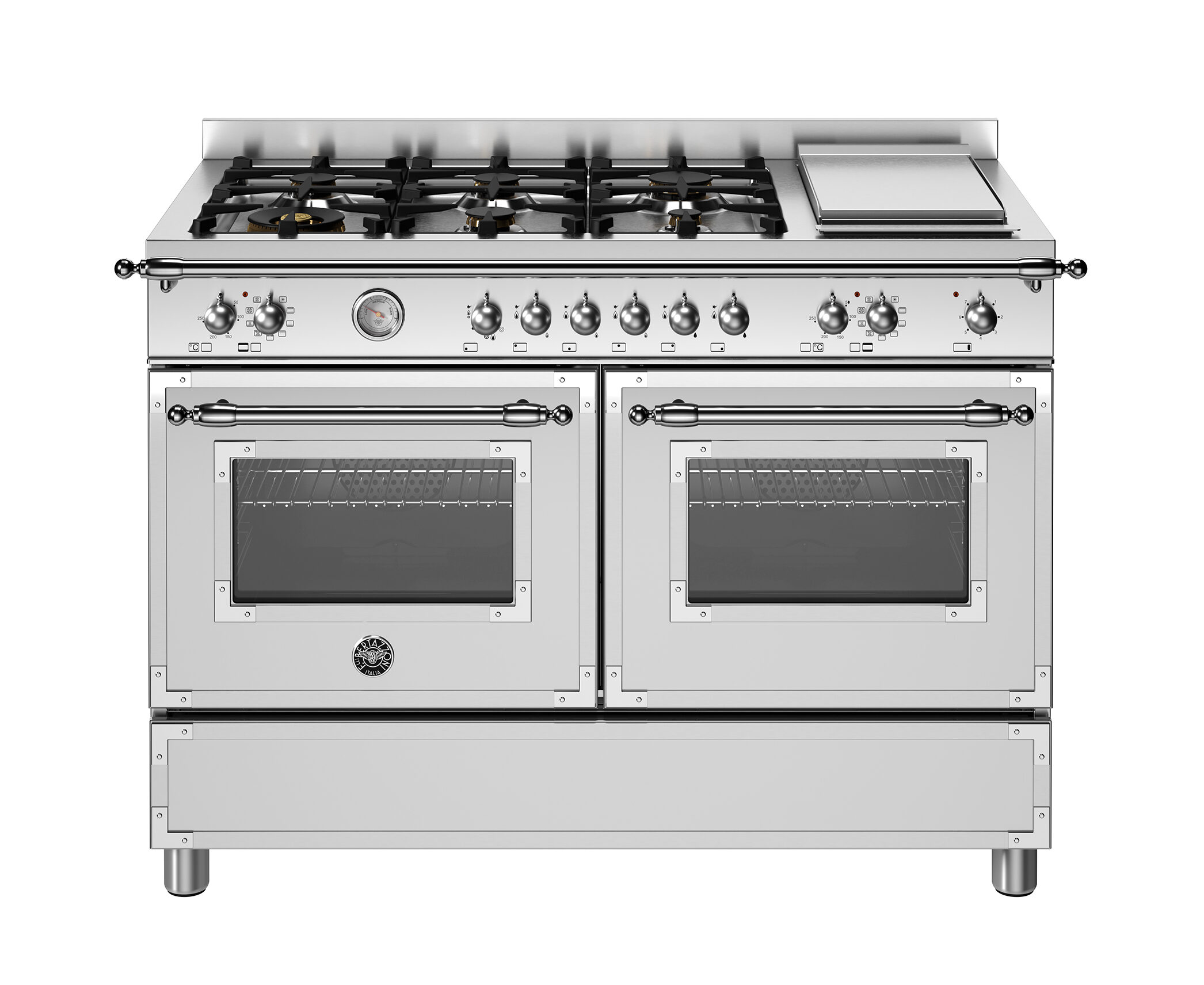 BERTAZZONI - Heritage Series - 120cm Double Oven Range - Dual Fuel - Image 3