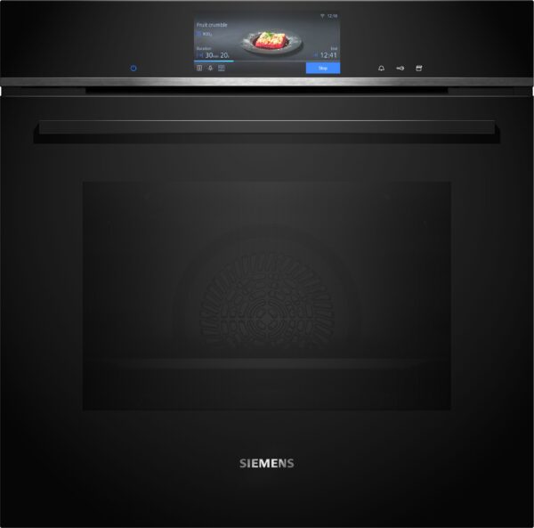 SIEMENS iQ700 BUILT-IN OVEN WITH STEAM - Black