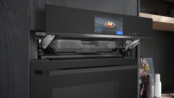 SIEMENS iQ700 BUILT-IN OVEN WITH STEAM - Black - Image 3