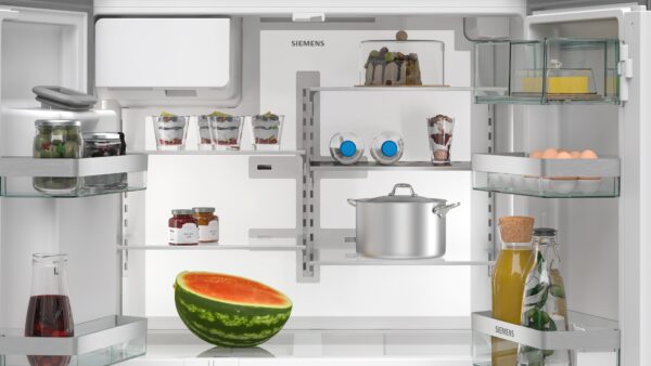 SIEMENS iQ700 FRENCH DOOR FRIDGE FREEZER - Brushed Black Steel - Image 5