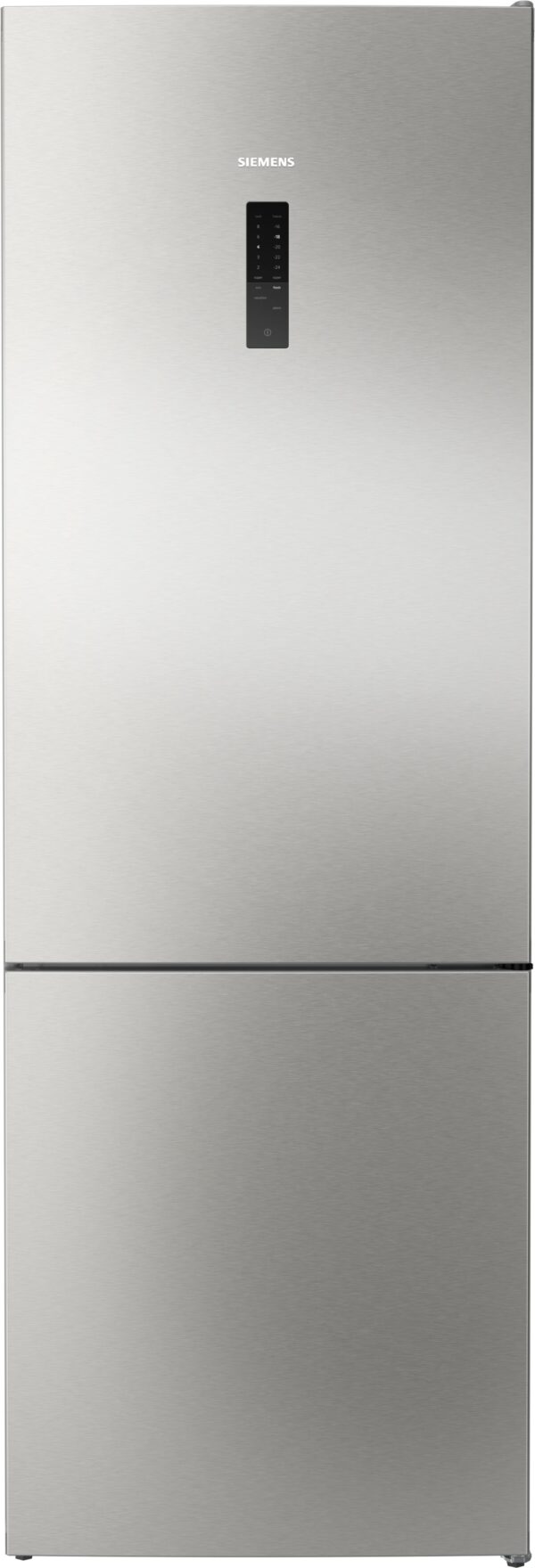 SIEMENS iQ300 FREESTANDING FRIDGE FREEZER - Brushed Steel
