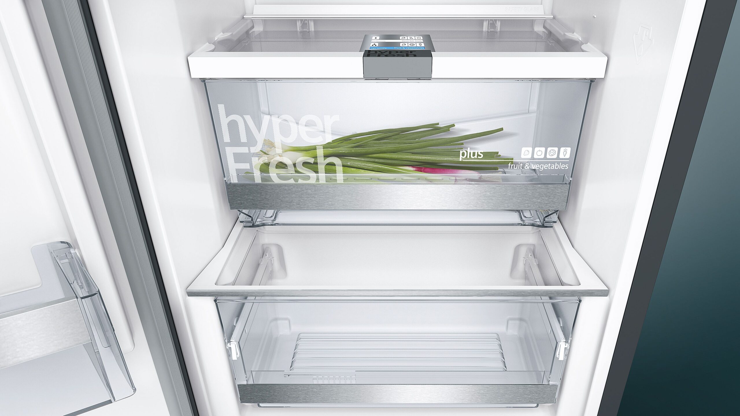 SIEMENS iQ500 FREESTANDING FRIDGE - Brushed Black Steel - Image 4