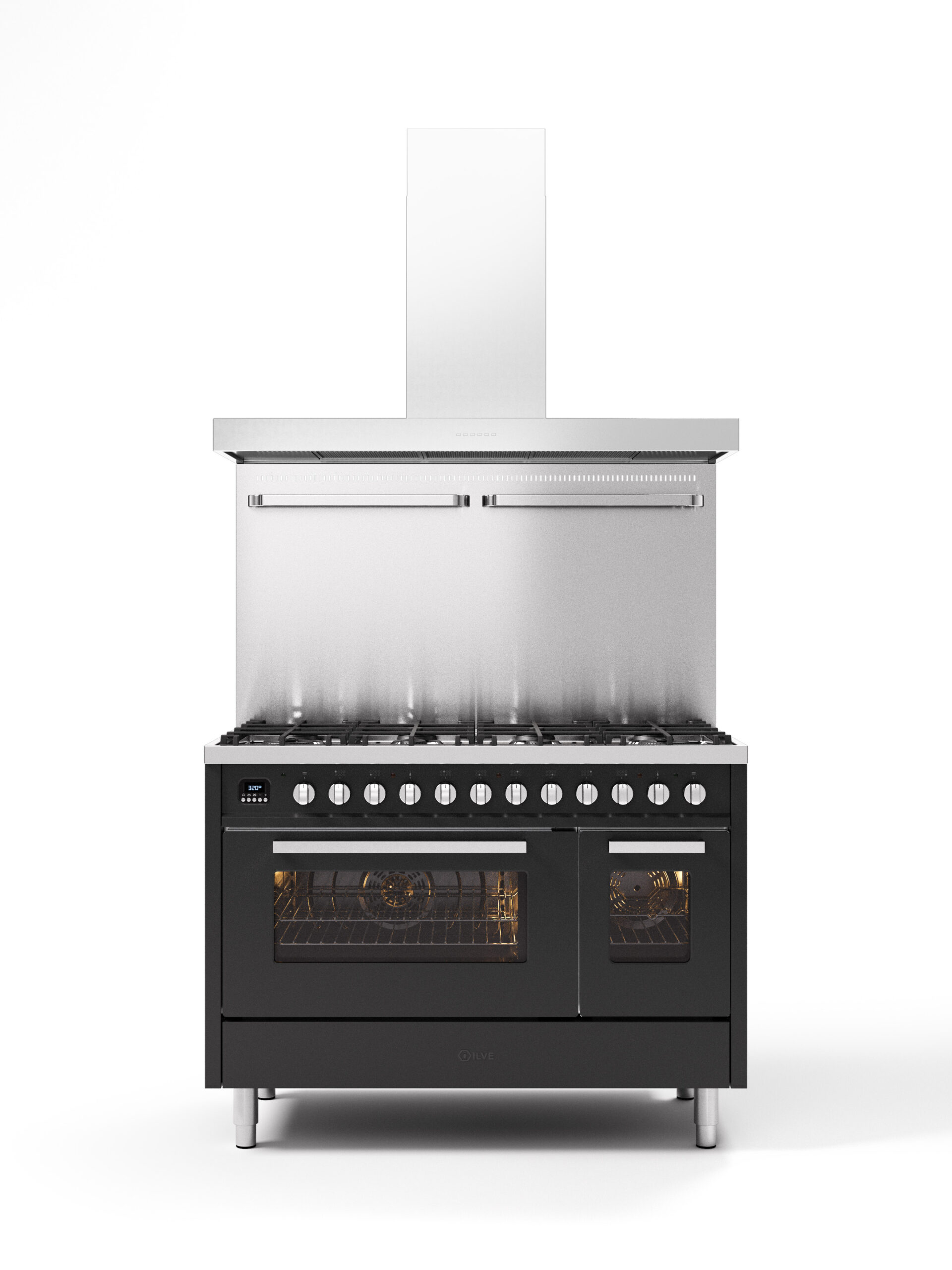 ILVE - 120cm Torino 90/30 Double Oven Range Cooker - Image 2