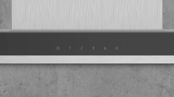 SIEMENS iQ300 60cm WALL MOUNTED COOKER HOOD - S/S & Clear Glass - Image 2