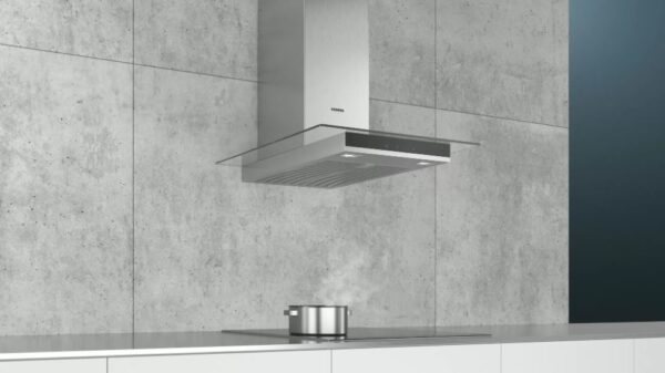 SIEMENS iQ300 60cm WALL MOUNTED COOKER HOOD - S/S & Clear Glass - Image 4