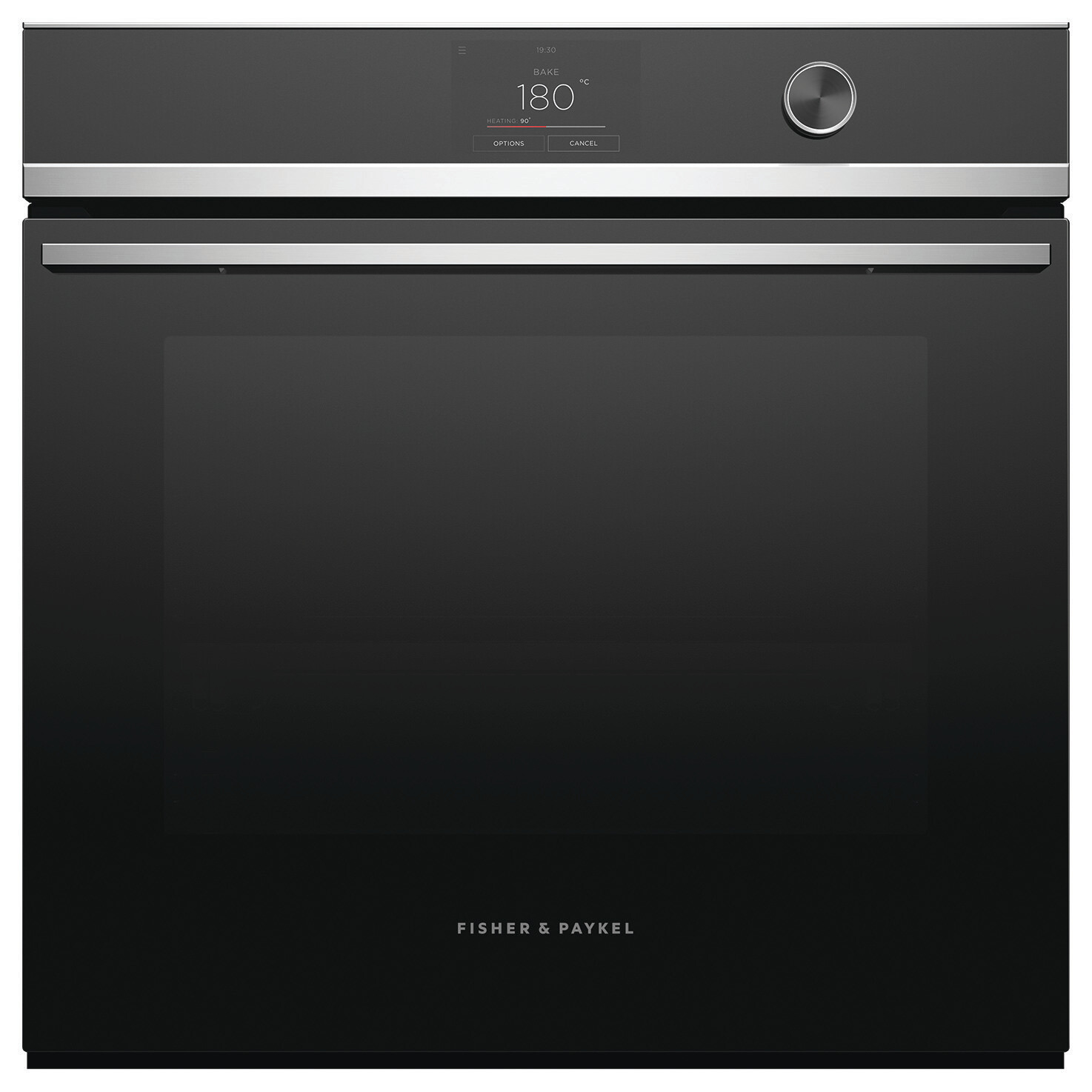 F&P SERIES 9, BUILT-IN CONTEMPORARY PYROLYTIC OVEN, 60cm - S/S