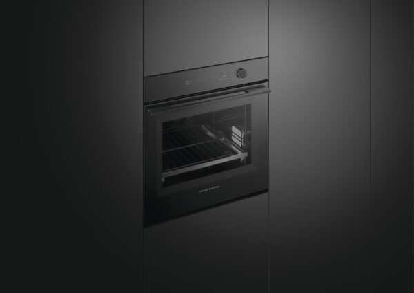 F&P SERIES 7, BUILT-IN PYROLYTIC OVEN, 60cm - 16 Function - Black Glass - Image 5