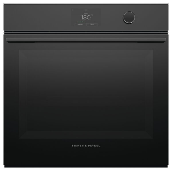 F&P SERIES 9, BUILT-IN PYROLYTIC OVEN, 60cm - 16 Function - Black Glass