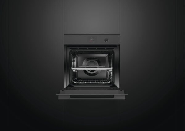 F&P SERIES 9, BUILT-IN PYROLYTIC OVEN, 60cm - 16 Function - Black Glass - Image 3