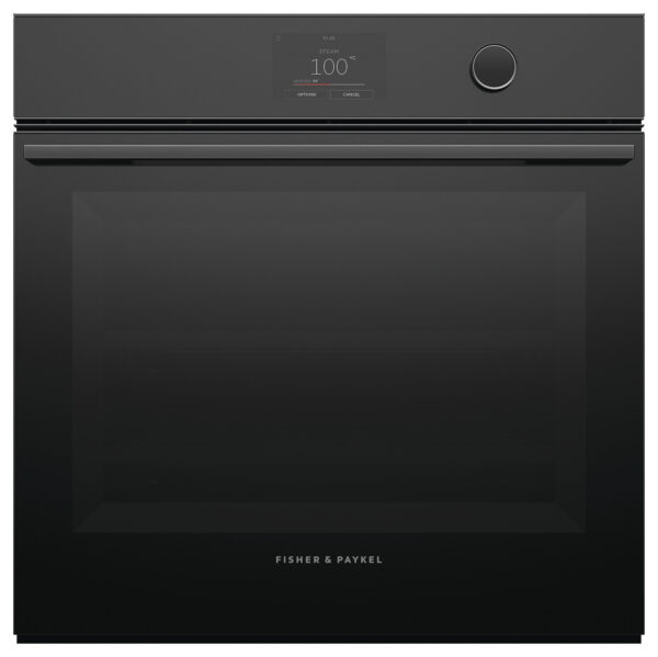 F&P SERIES 11, BUILT-IN COMBI-STEAM OVEN, 60cm - 23 Function - Black Glass