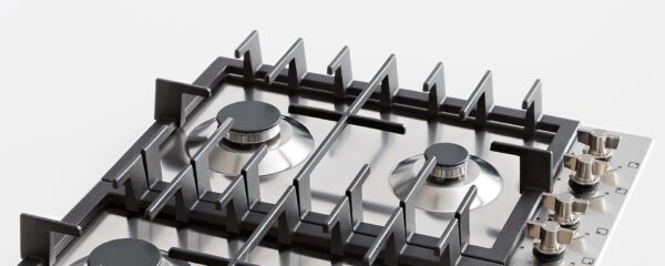 BERTAZZONI - Modern Series - 90cm Gas Hob with Lateral Dual Wok - S/S - Image 2
