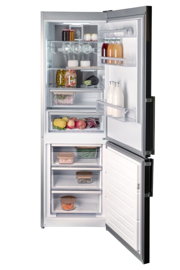 BERTAZZONI 60cm FREESTANDING FRIDGE FREEZER - Stainless Steel - Image 2