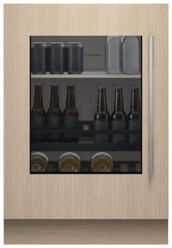 F&P ALUMINIUM SQUARE FINE HANDLE FOR BUILT-IN UNDERCOUNTER WINE & BEVERAGE, 60cm - Image 4