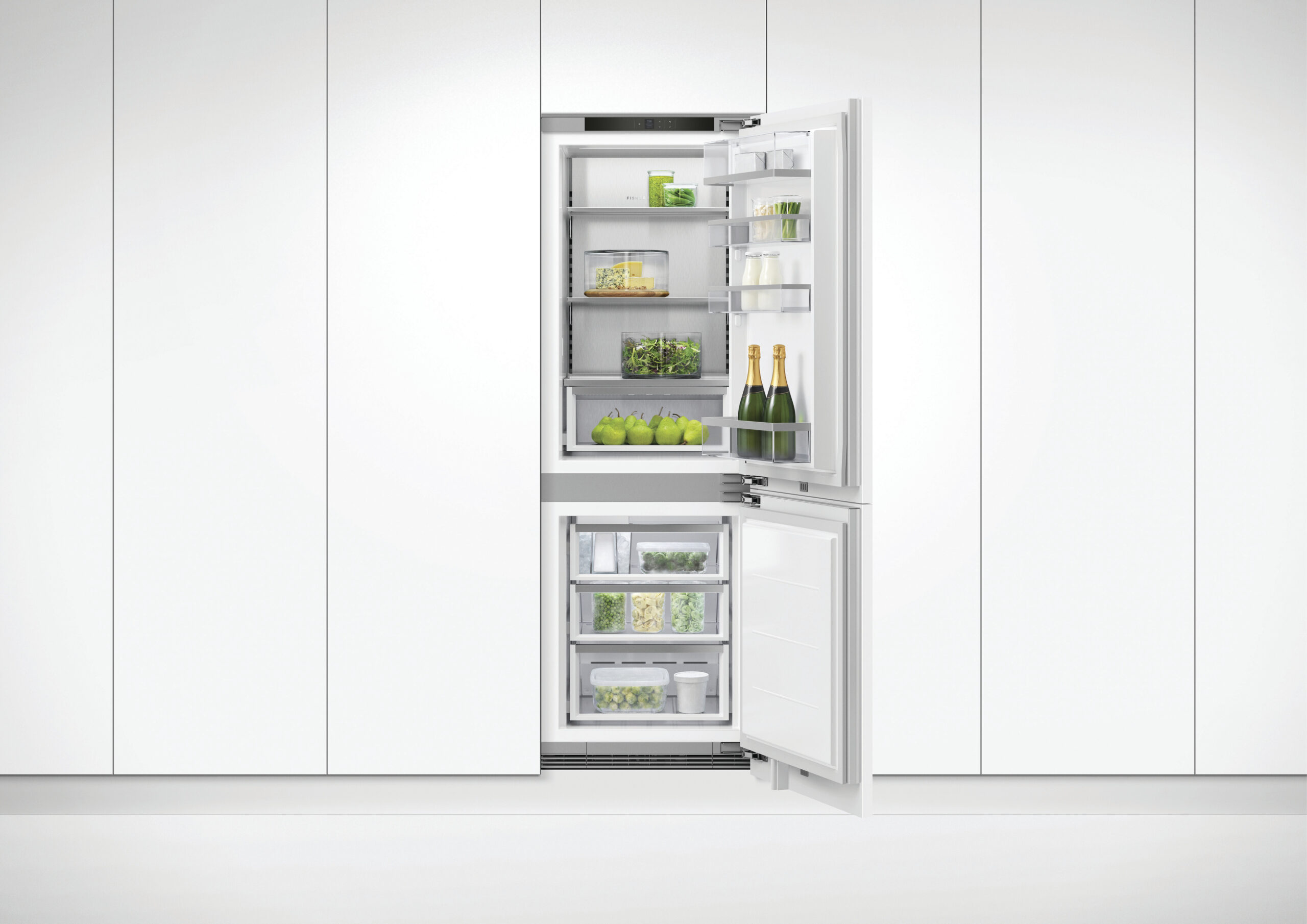 F&P SERIES 9, BUILT-IN FRIDGE FREEZER RH - Ice & Water - Image 8