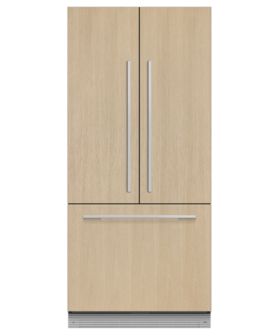 F&P SERIES 7, 80cm BUILT-IN FRENCH DOOR FRIDGE FREEZER